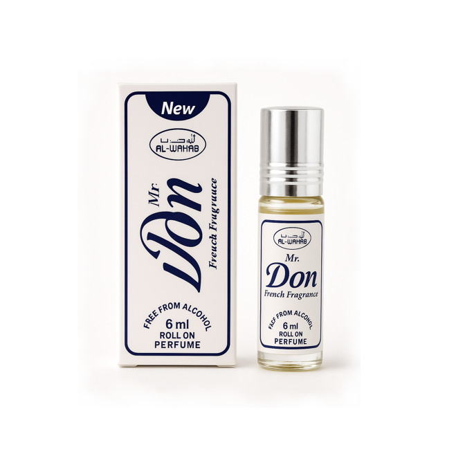 عطر رولی Don White – رایحه گرم و کمی شیرین و تمیزی زنانه 6 میل