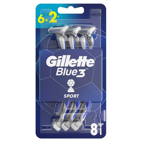 خودتراش Gillette Plus 3 Sport ۸ عددی