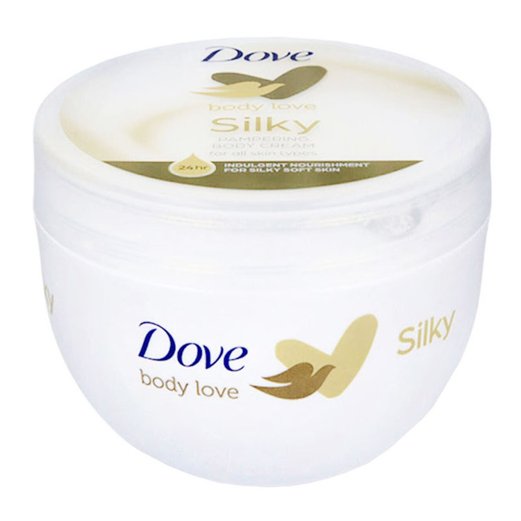 کرم دست و صورت مدل کاسه ای silk ۳۰۰ میل