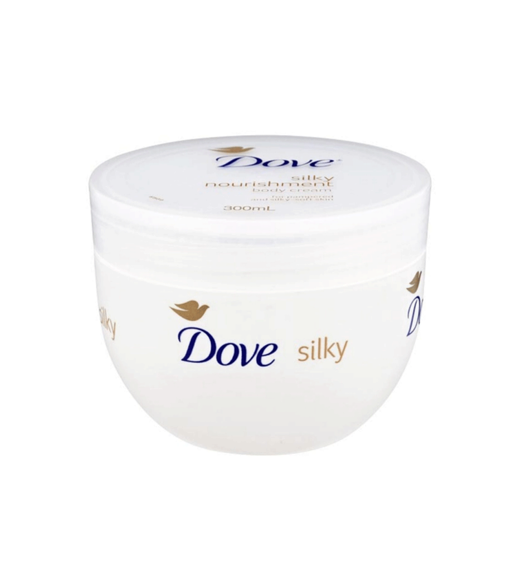کرم مرطوب کننده دست و بدن داو مدل Silky حجم ۱۵۰ میل