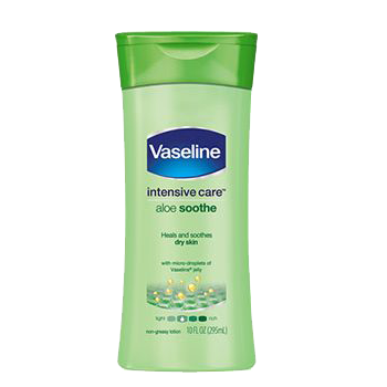 لوسیون بدن وازلین مدلAloe soothe حجم ۲۰۰ میل