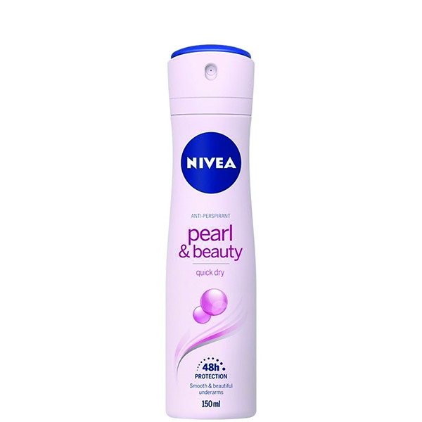 اسپری ضدتعریق زنانه نیوا  pearl&beauty حجم ۱۵۰ میل