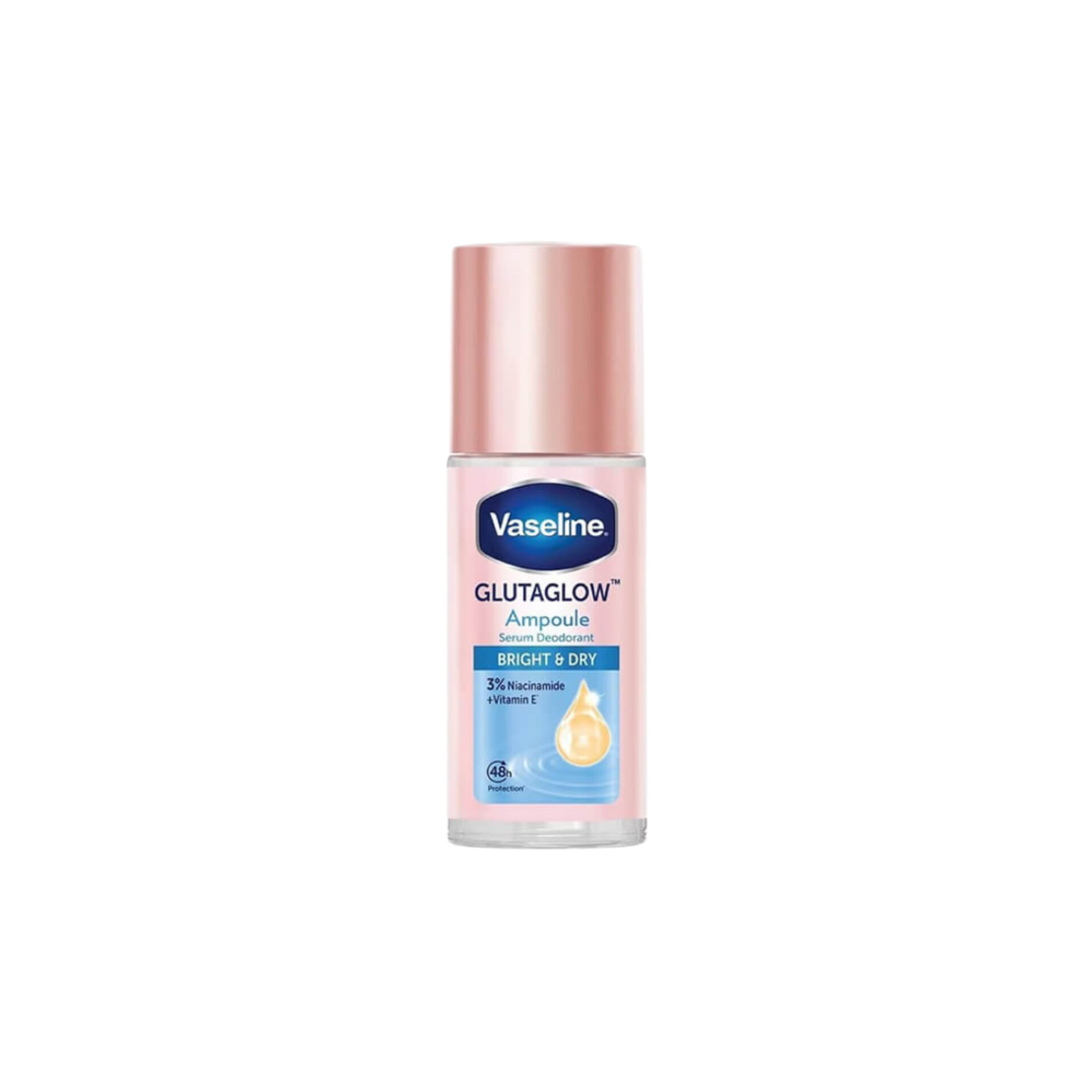 مام رول ضدتعریق روشن کننده زنانه وازلین Bright&Dryحجم۴۵ میل