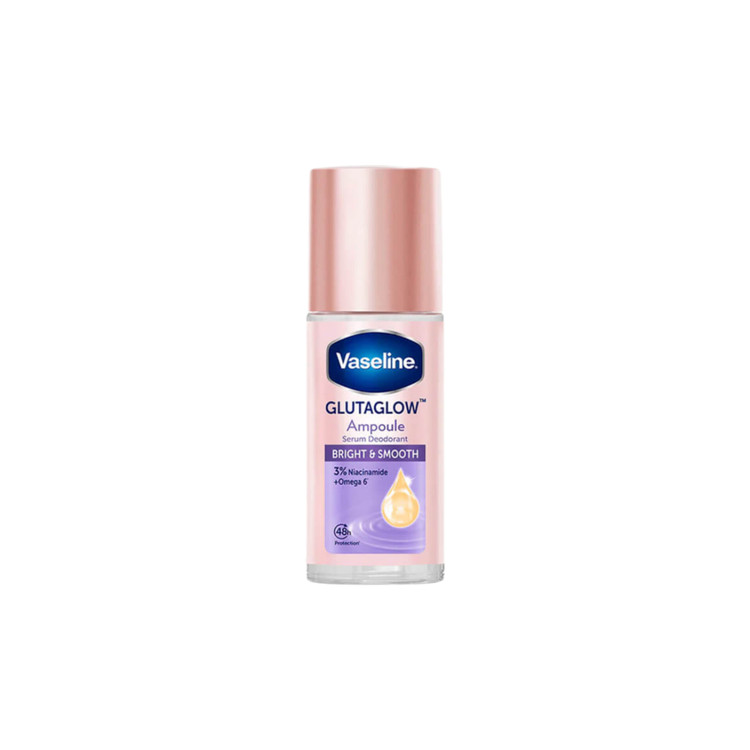 مام رولی وازلین GlutaGlow Ampoule Serum Deodorant – Bright & Smooth (بنفش