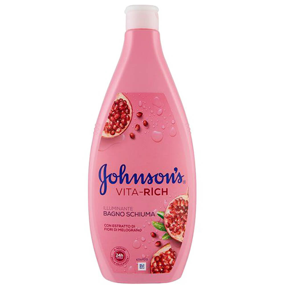 مشخصات کامل شامپو بدن جانسون رایحه انار (Johnson's Vita-Rich Brightening Pomegranate)۷۵۰ میل