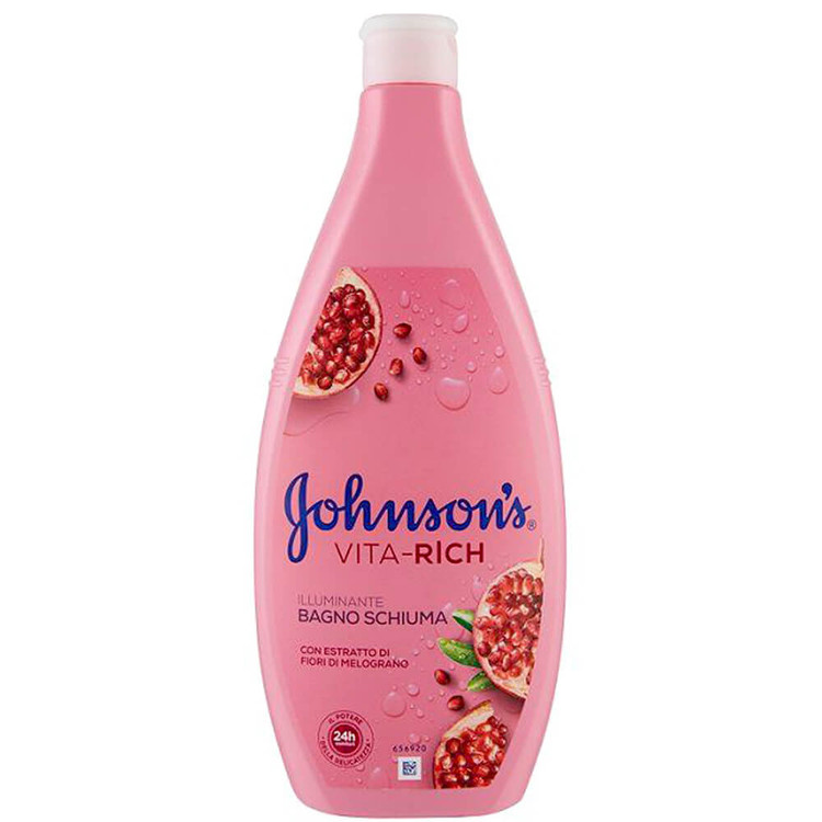 مشخصات کامل شامپو بدن جانسون رایحه انار (Johnson's Vita-Rich Brightening Pomegranate)۷۵۰ میل