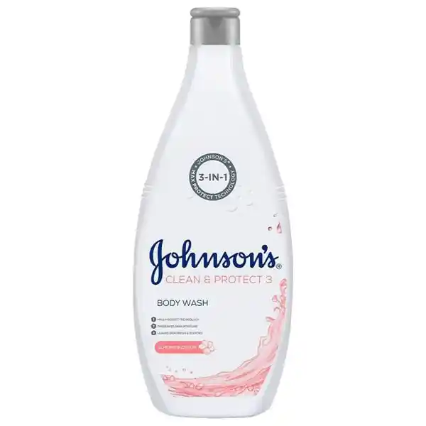 شامپو بدن جانسون Clean & Protect 3 (صورتی)