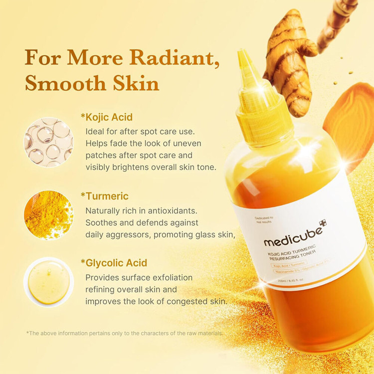 تونر زردچوبه مدیکیوب (Medicube Kojic Acid Turmeric Toner)