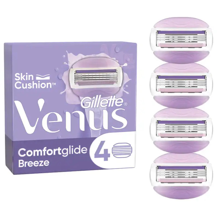 سری یدک ژیلت ونوس بنفش (Gillette Venus ComfortGlide Freesia) ۴ عددی