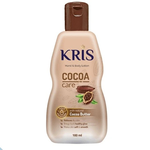 لوسیون بدن کریس (Kris) رایحه شکلات / Cocoa Care یک لوسیون مرطوبکننده با رایحه گرم و شیرین شکلات۲۰۰ میل