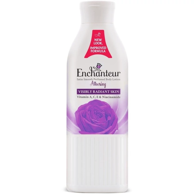 Enchanteur Alluring Satin Smooth Perfumed Body Lotion (لوسیون بدن معطر آلورینگ) است.