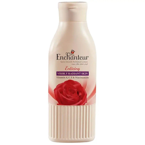 لوسیون بدن Enchanteur Enticing Satin Smooth Perfumed Lotion (Visibly Radiant Skin) حجم ۲۵۰ میل
