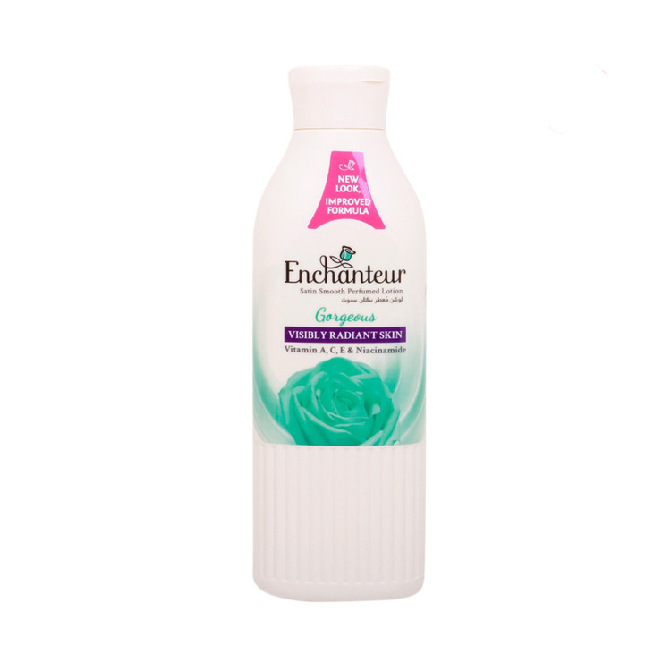 لوسیون بدن سبز انشانتر مدل گورجس 250 میل | Enchanteur Gorgeous