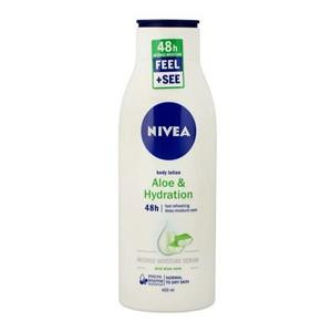 محصول لوسیون بدن نیوآ Aloe & Hydration با آلوئهورا است؛ مدل سبز نیوآ که برای آبرسانی و ایجاد حس خنکی و شادابی