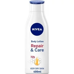 لوسیون بدن نیوآ Repair & Care 72H مخصوص پوست خیلی خشک است و حجم آن ۲۰۰ میل