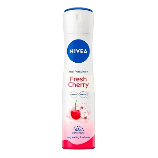 اسپری ضدتعریق نیوا fresh cherryمحافظت ۷۲ ساعته با رایحه گیلاس