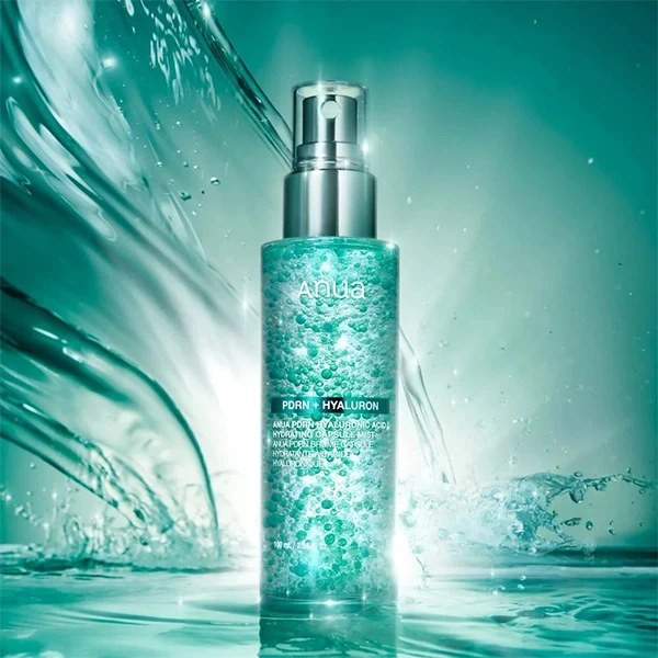 میست صورت ANUA مدل PDRN Hyaluronic Acid Hydrating Capsule Mist هست
