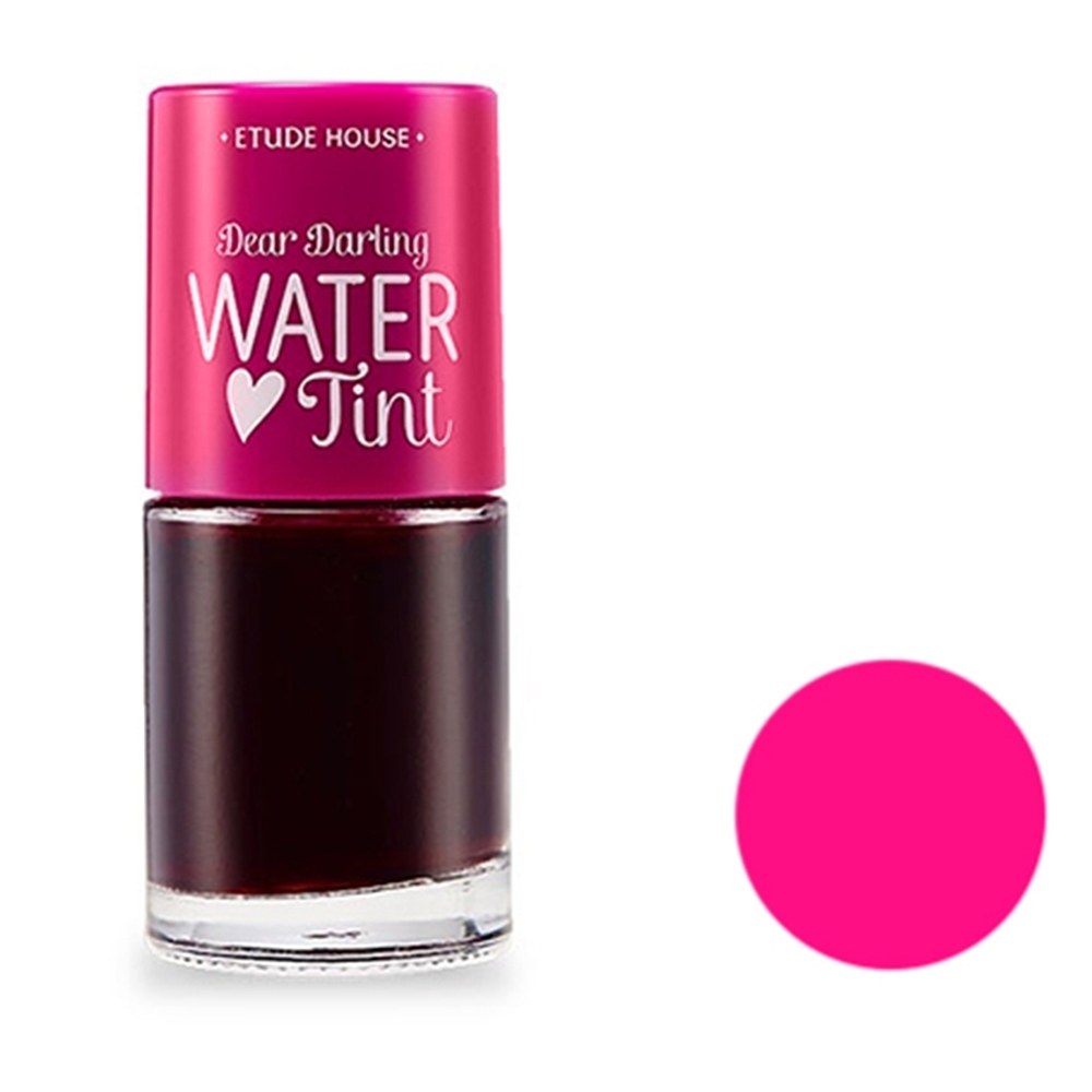 تینت لب ETUDE HOUSE Dear Darling Water Tint است؛ یک تینت بر پایه آب با بافت بسیار سبک و رنگ‌دهی طبیعی