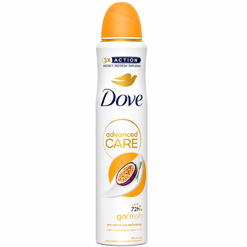 اسپری ضدتعریق داو Passion Fruit & Lemongrass (پشنفروت و علف لیمو) از سری Go Fresh / Advanced Car