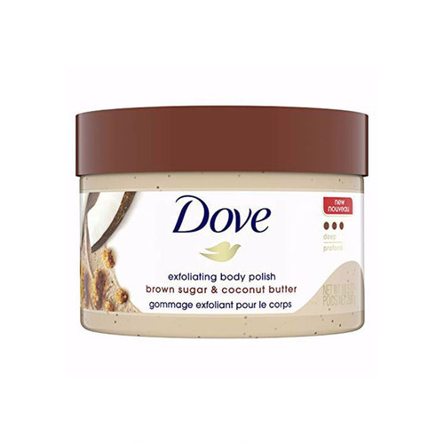 اسکراب بدن Dove با رایحه شکر قهوهای (Brown Sugar)