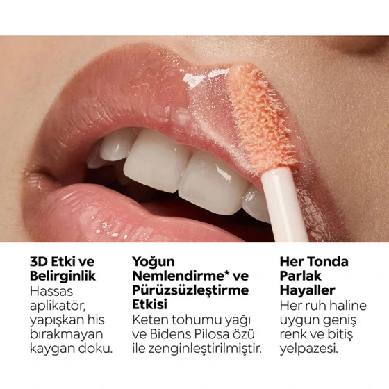 لیپ گلاس کیکو میلانو 3D Hydra شماره 20 – Chestnut 🤎مسترکوالیتی